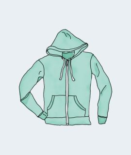 Hoodie with Zipper
